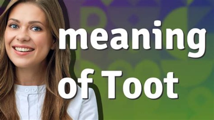 What does toots mean slang?
