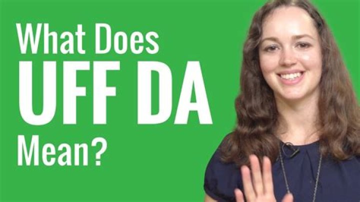 What does Uff da stand for?