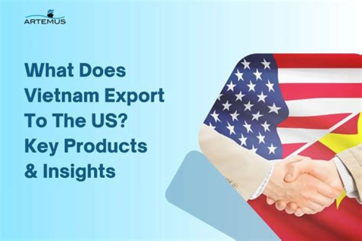 What does US export to Vietnam?