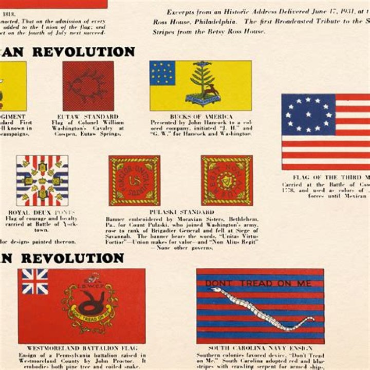 What flag was used during the Revolutionary War?