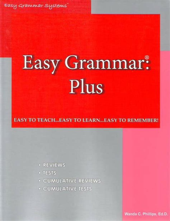 What grade is Easy Grammar plus for?