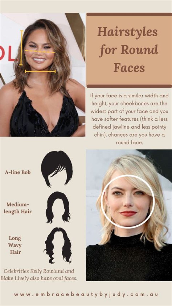 What hairstyle suits a round chubby face?
