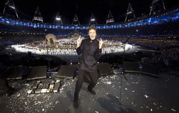 What happened at the 2012 Olympic opening ceremony in London?
