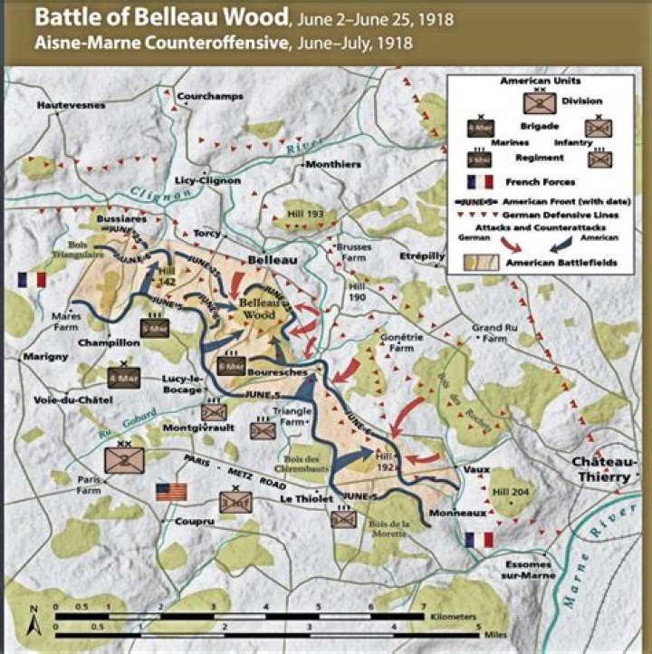 What happened during the Battle of Belleau Wood?