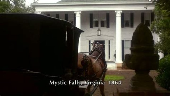 What happened in 1864 in Mystic Falls?