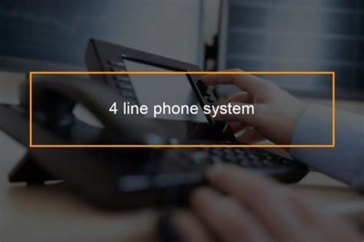 What is a 4 line phone system?
