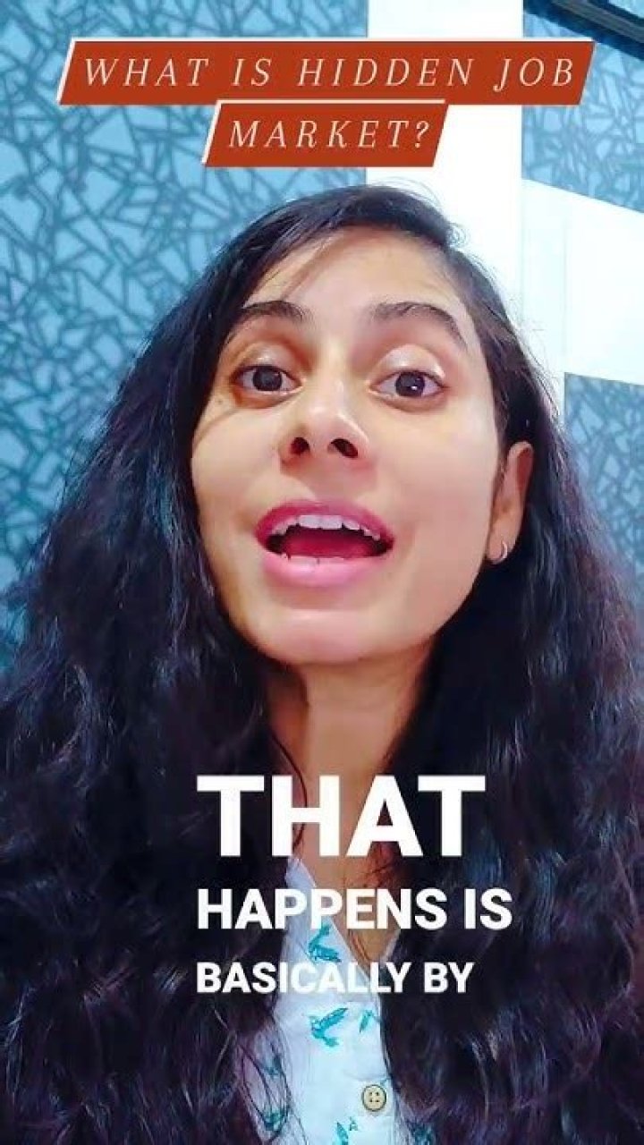 What is a hidden job market?