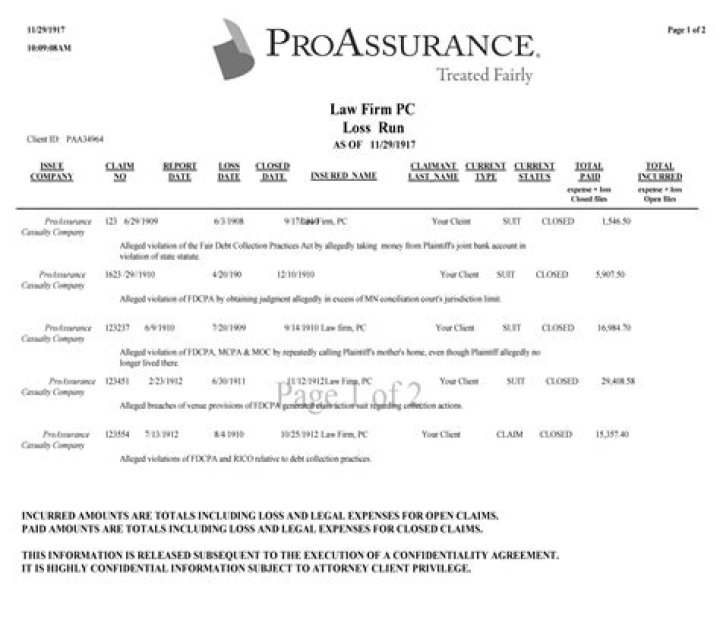 What is a loss run report in insurance?