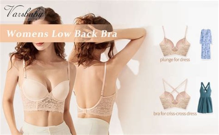 What is a low back bra called?