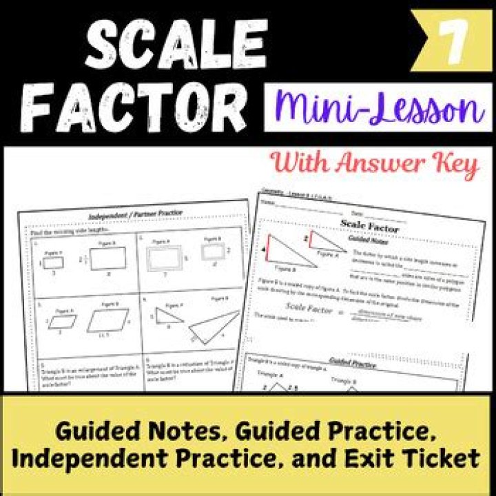 What is a scale factor in math in 7th grade?