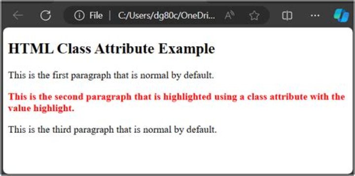 What is attribute reference in HTML?