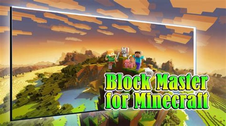 What is block master for Minecraft PE?
