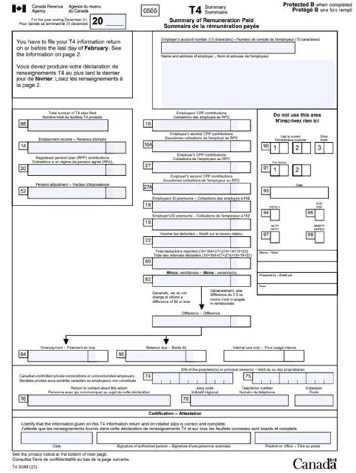 What is Box 82 T4 summary?