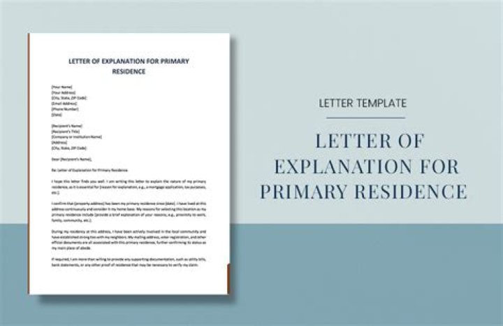 What is considered your primary residence?