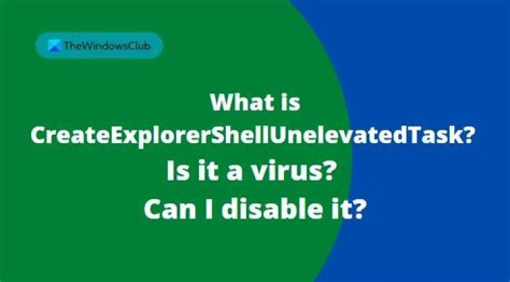 What is CreateExplorerShellUnelevatedTask?