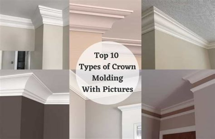 What is crown molding on wall called?