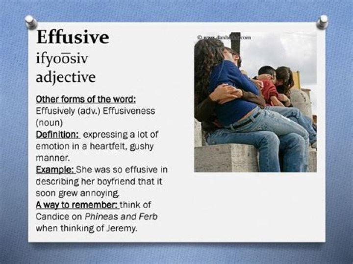 What is effusive personality?