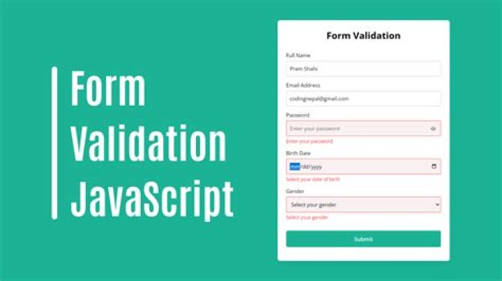 What is form validation in PHP?