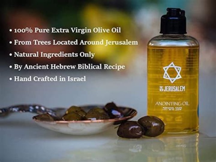 What is Jerusalem anointing oil used for?