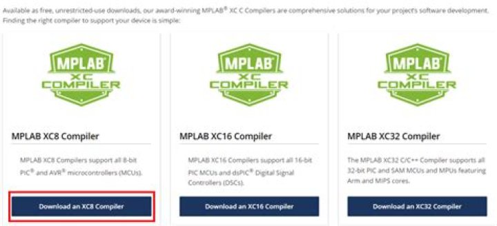 What is Mplab XC8 compiler?