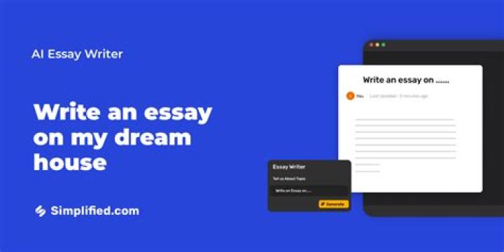 What is my dream house essay?