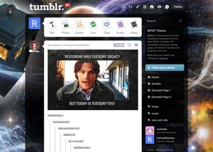 What is objectobjective Tumblr theme?