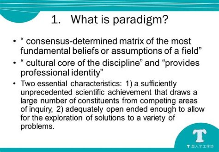 What is paradigm in development?