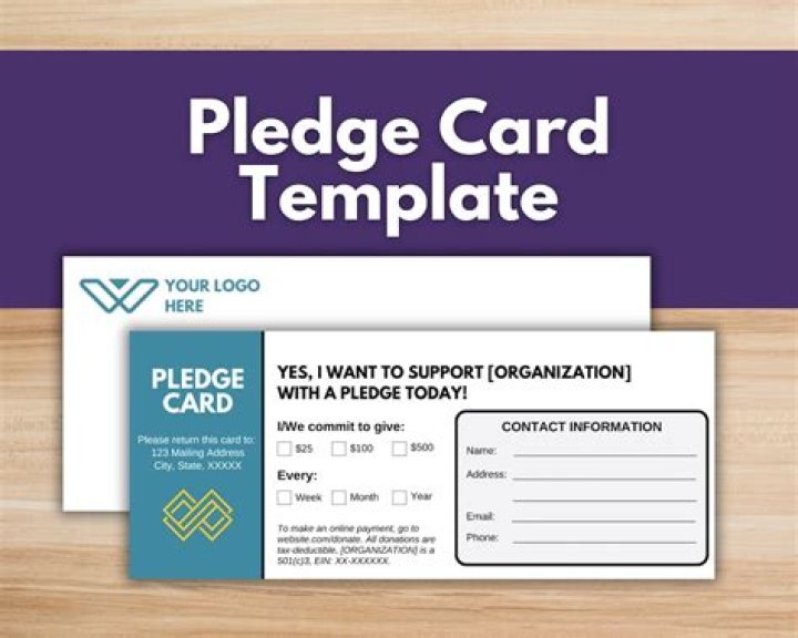 What is pledge example?