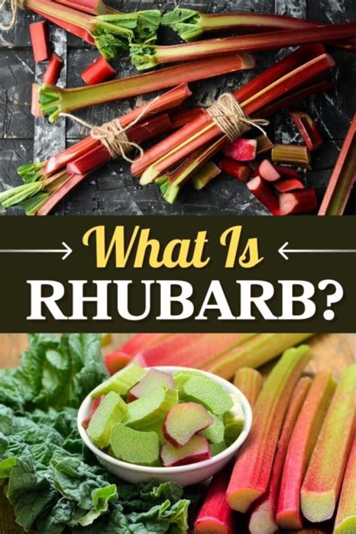 What is rhubarb supplement good for?
