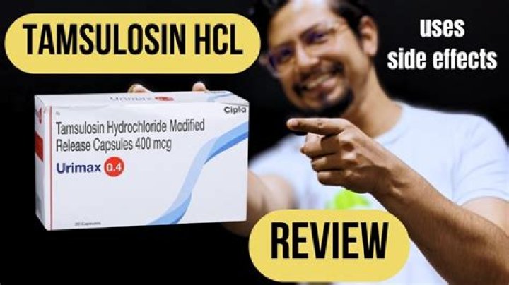 What is tamsulosin hydrochloride used to treat?