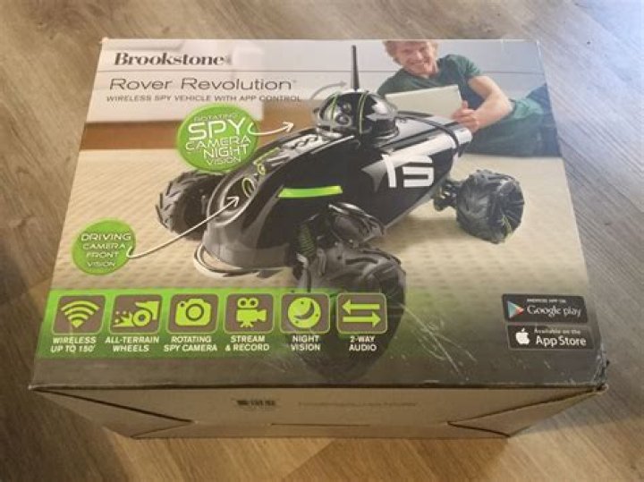 What is the app called for the Brookstone Rover?