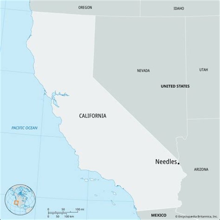 What is the area code for needles California?
