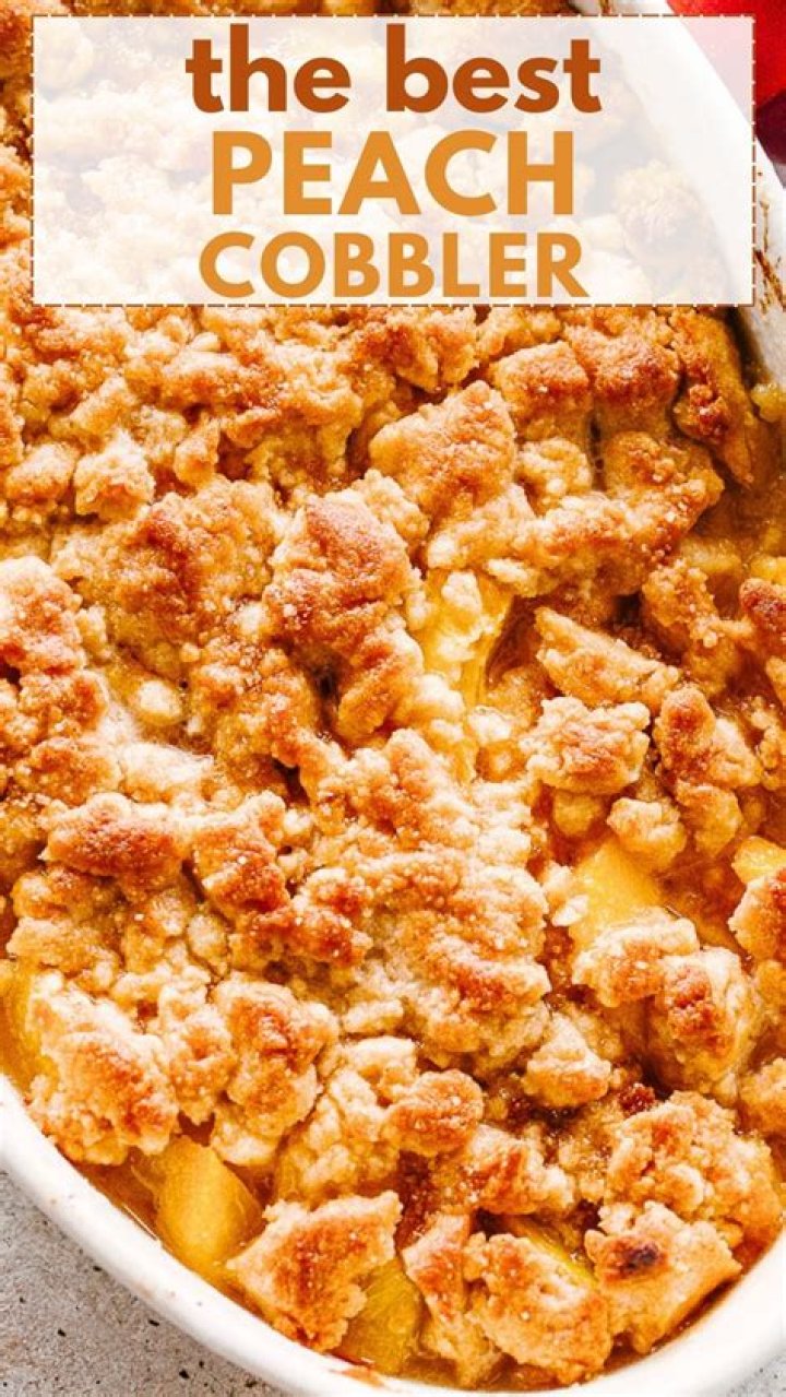 What is the best Peach Cobbler recipe?