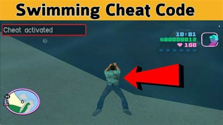 What is the cheat for swimming in GTA Vice City?
