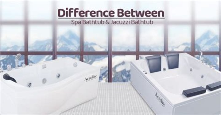 What is the difference between a whirlpool tub and a Jacuzzi tub?