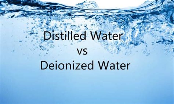 What is the difference between deionized water and distilled water?