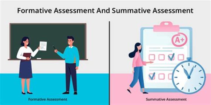 What is the difference between formative and summative assessments?