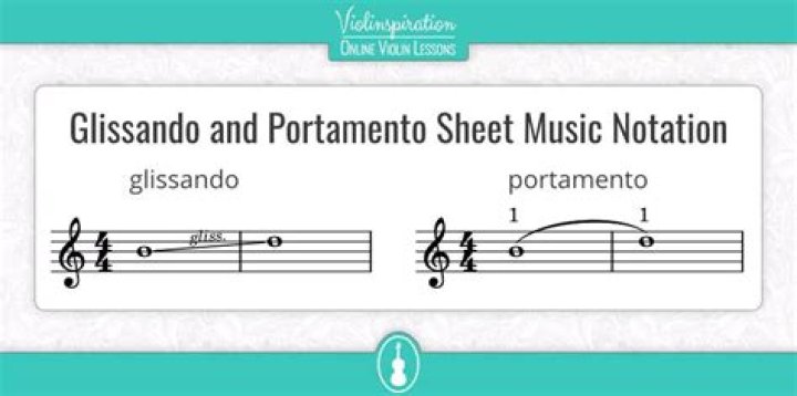 What is the difference between glissando and portamento?