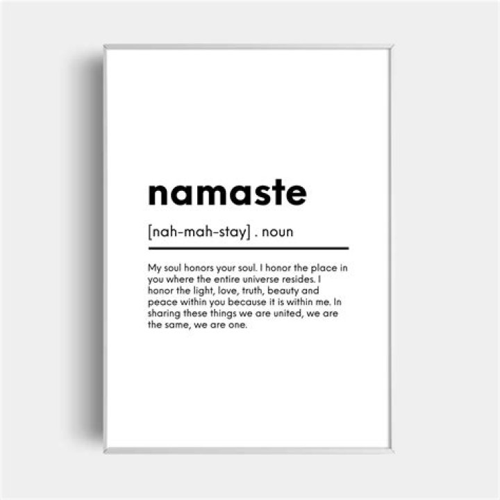What is the etymology of the word namaste?