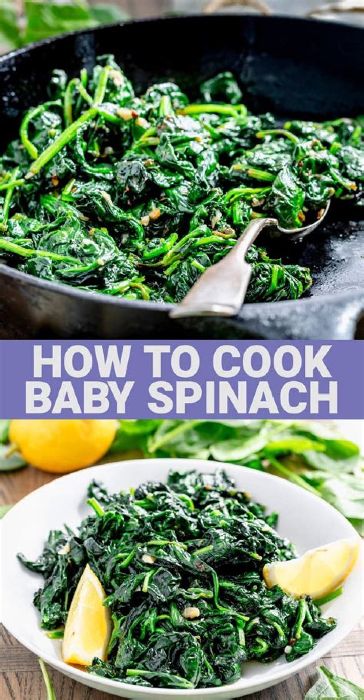 What is the healthiest way to cook spinach?