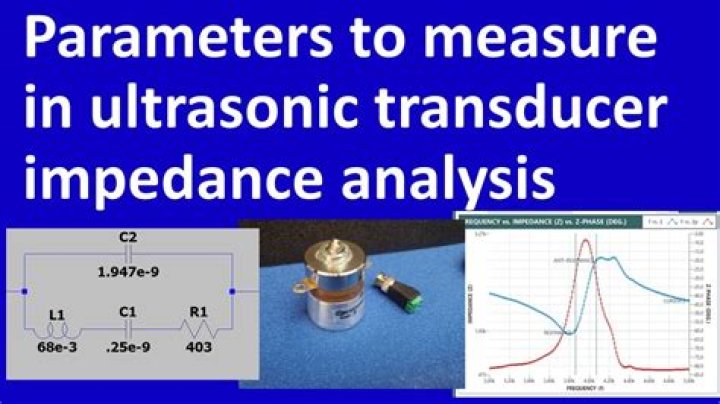 What is the impedance of an ultrasonic transducer?