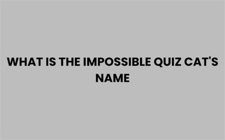 What is the impossible quiz?