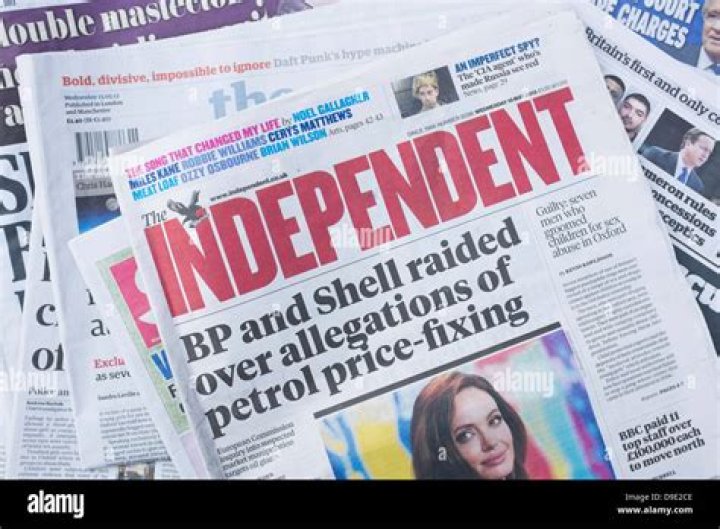 What is the independent UK news?
