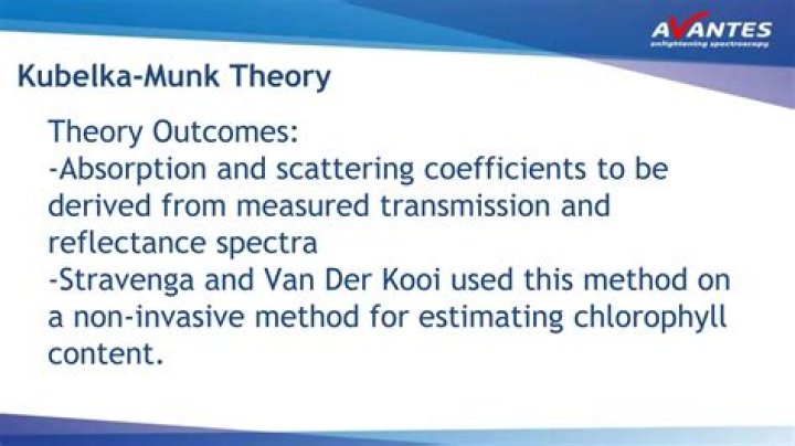 What is the Kubelka-Munk theory?