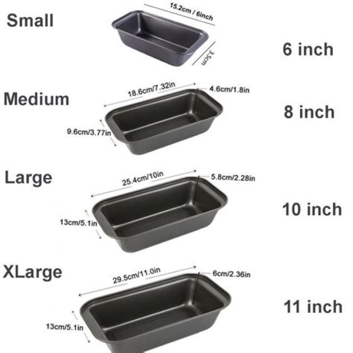 What is the largest size loaf pan?