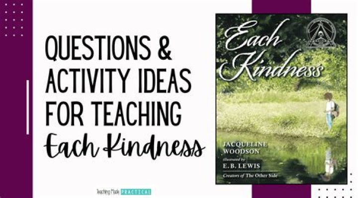 What is the lesson of each kindness?