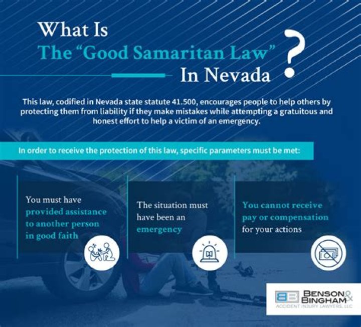 What is the meaning of Good Samaritan law?