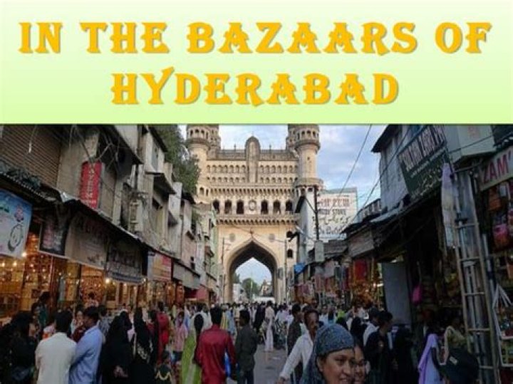What is the moral of the story in the bazaars of Hyderabad?