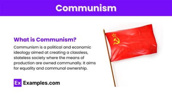 What is the official definition of communism?