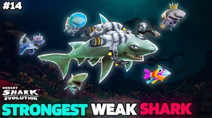 What is the strongest shark in Hungry Shark Evolution?